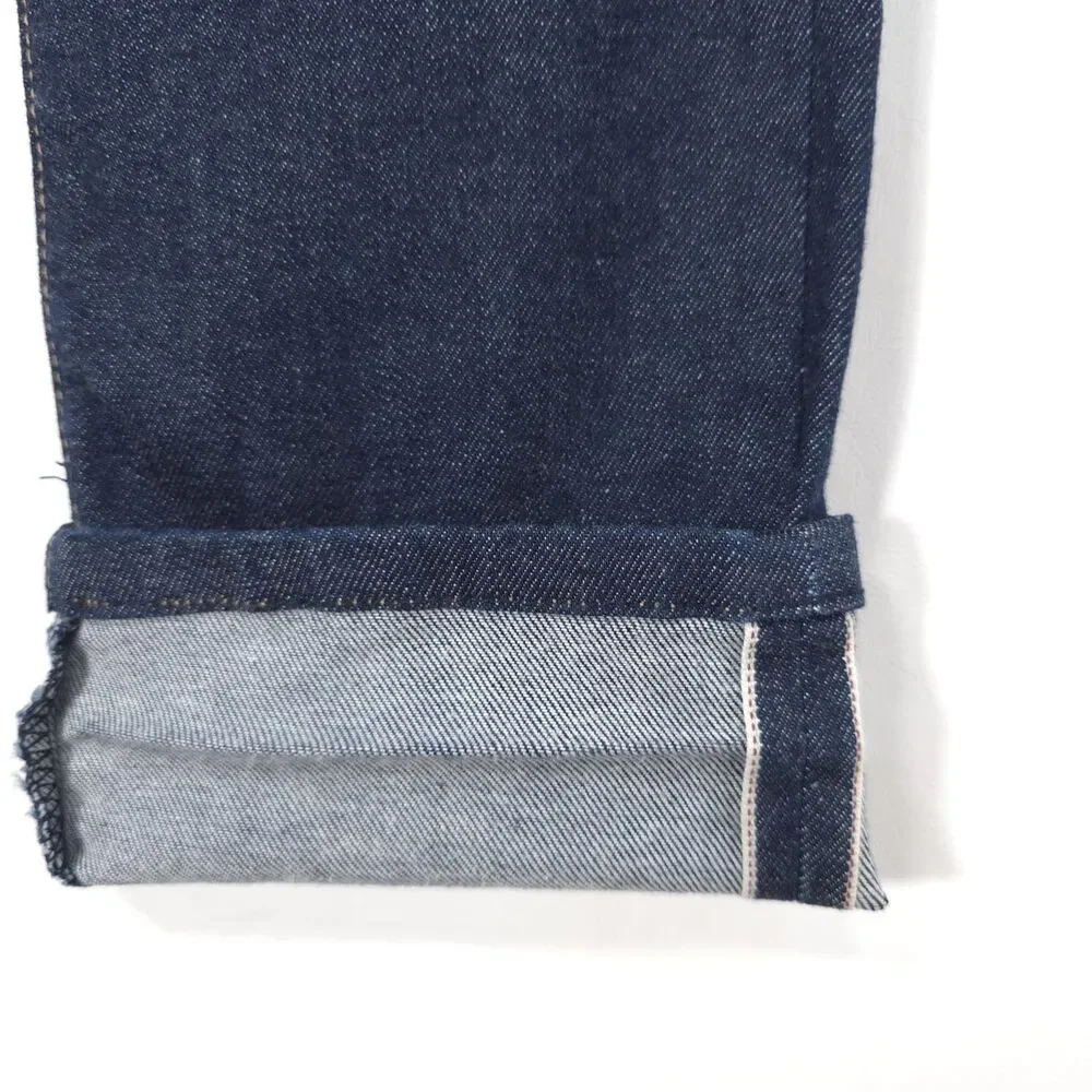 FIDELITY Men's SELVEDGE Jeans‎ TORINO Oxford 29x34 Slim Stretch Dark USA MADE